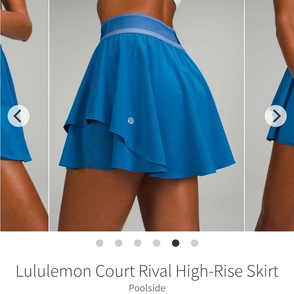 Lululemon Court Rival High Rise Skirt EUC. Like New